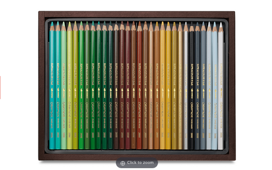 Caran D'Ache Supracolor Wood Box 60Pcs