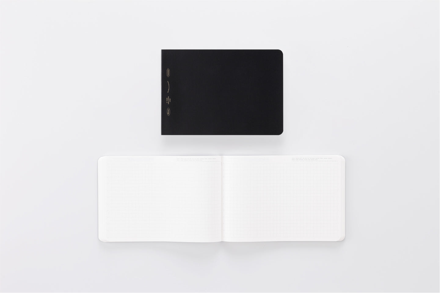 Stalogy 1/2 Year Notebook B6 Landscape Grid