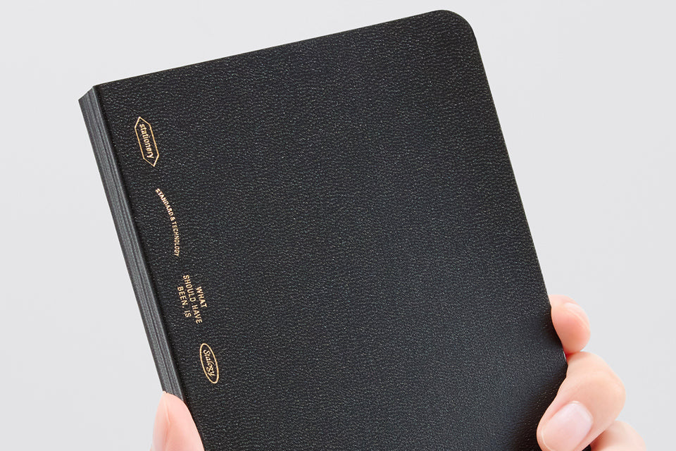 Stalogy 1/2 Year Notebook A6 Slim Black Grid