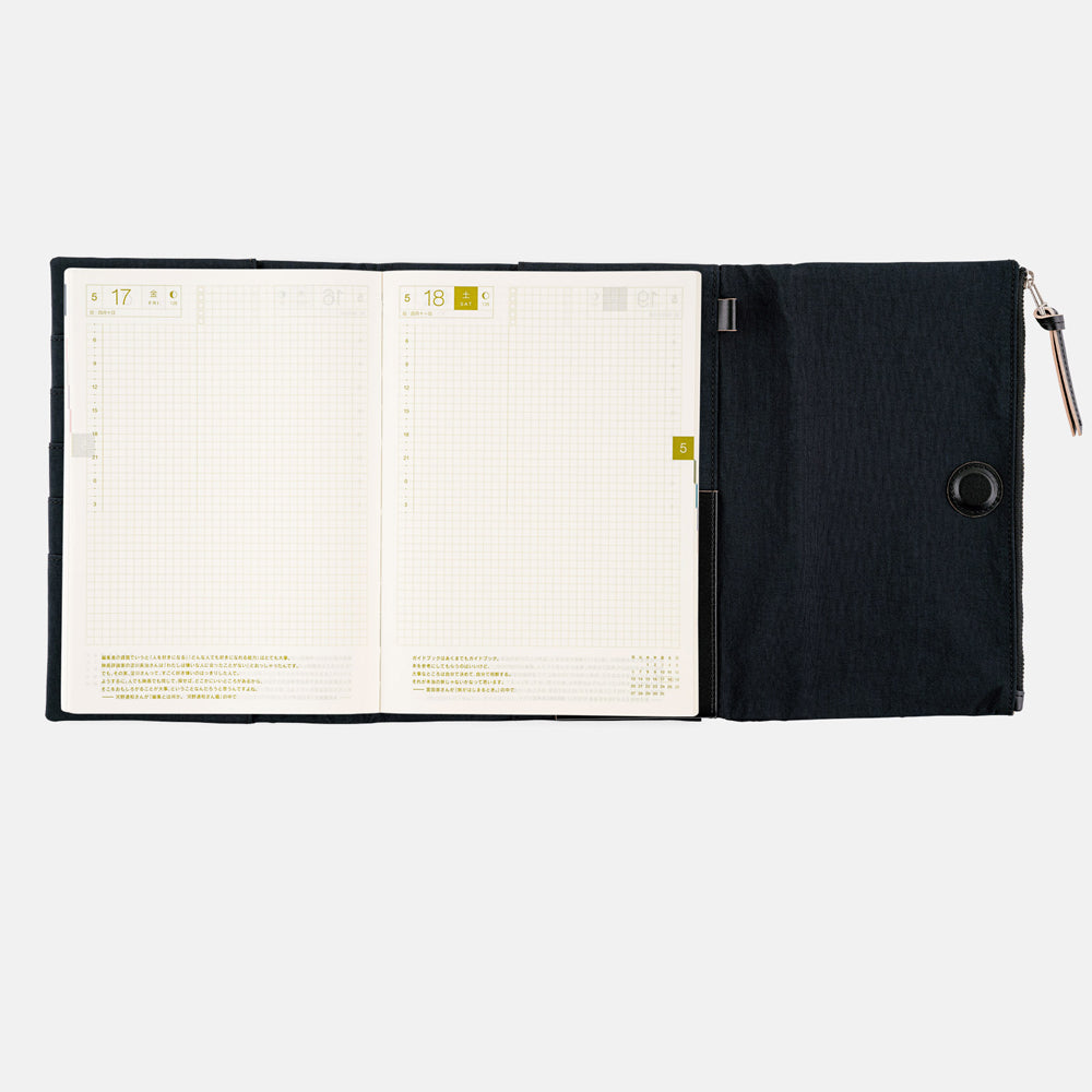Hobonichi Planner Cover Tragen Black