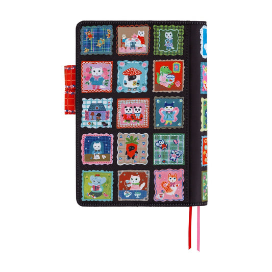 Hobonichi A5 Cover Yumi Kitagishi: White Cat’s Daily Life