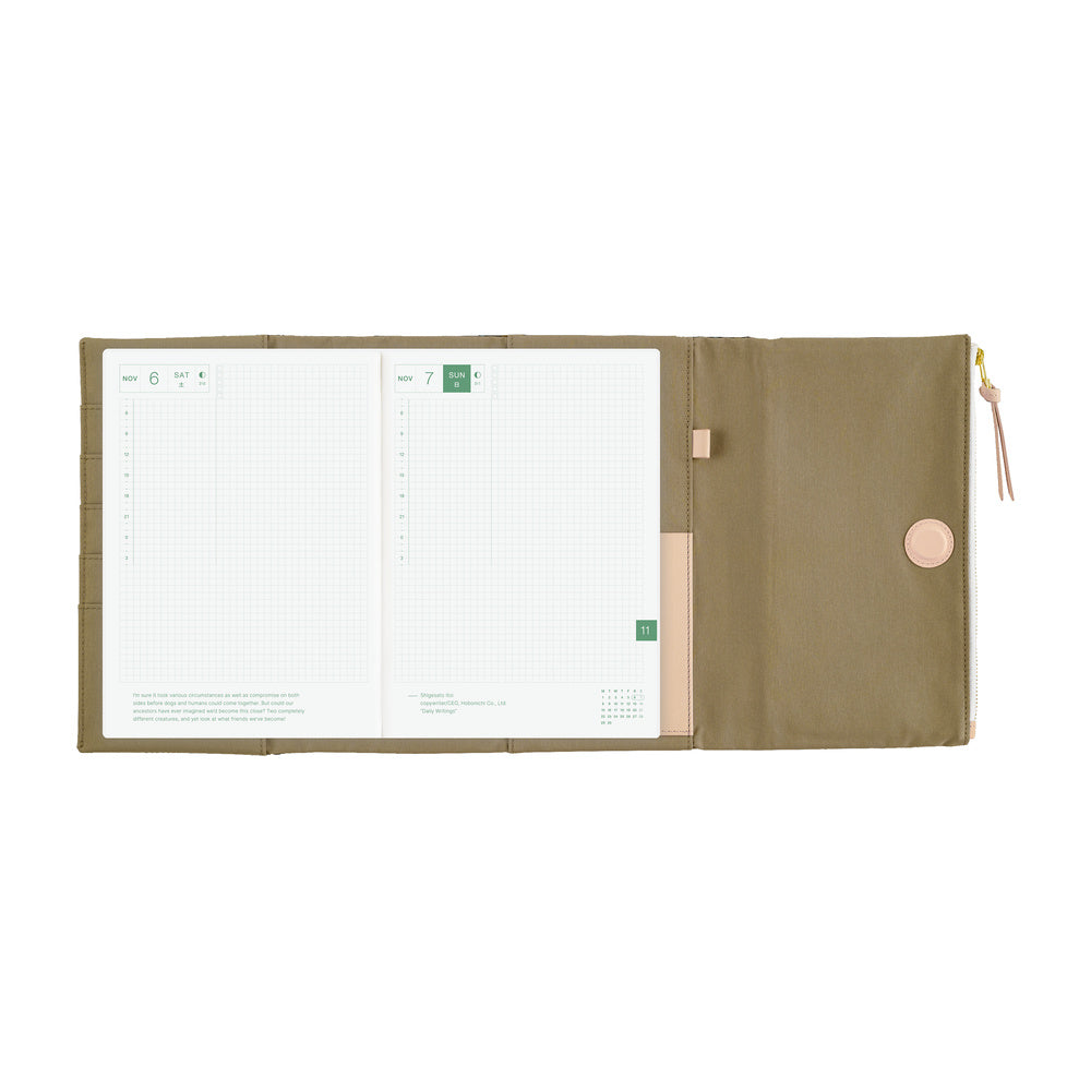 Hobonichi Cover A5 Tragen: Bitter Plaid