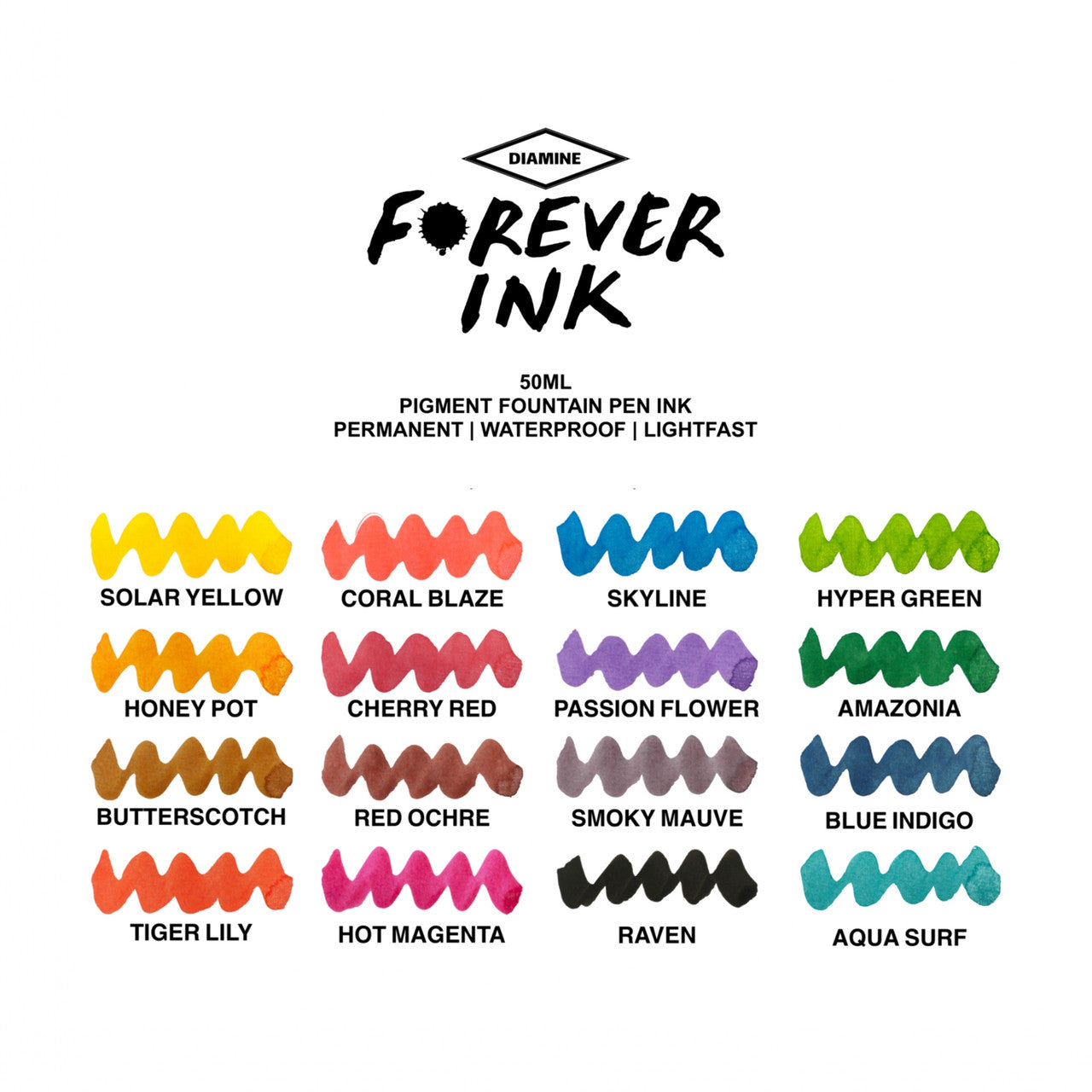 Diamine Forever Ink Permanent 50ml