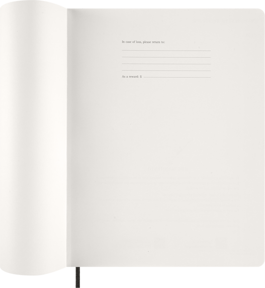 Moleskine 2026 15 Months Weekly Vertical Notebook/Planner Soft Cover Black B5