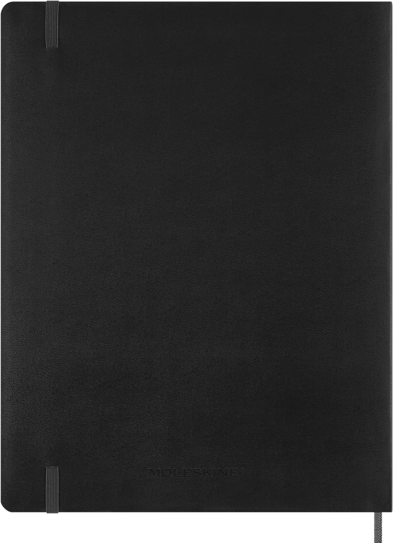 Moleskine 2026 15 Months Weekly Vertical Notebook/Planner Soft Cover Black B5