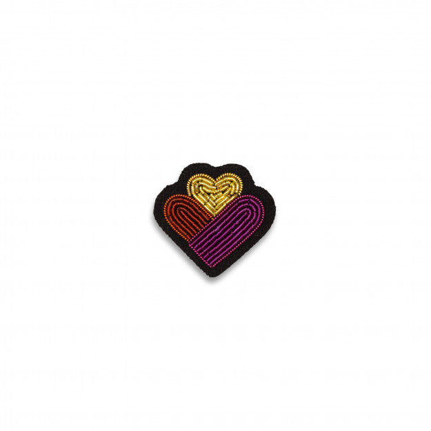 Macon&Lesquoy Hand-Embroidered Brooch