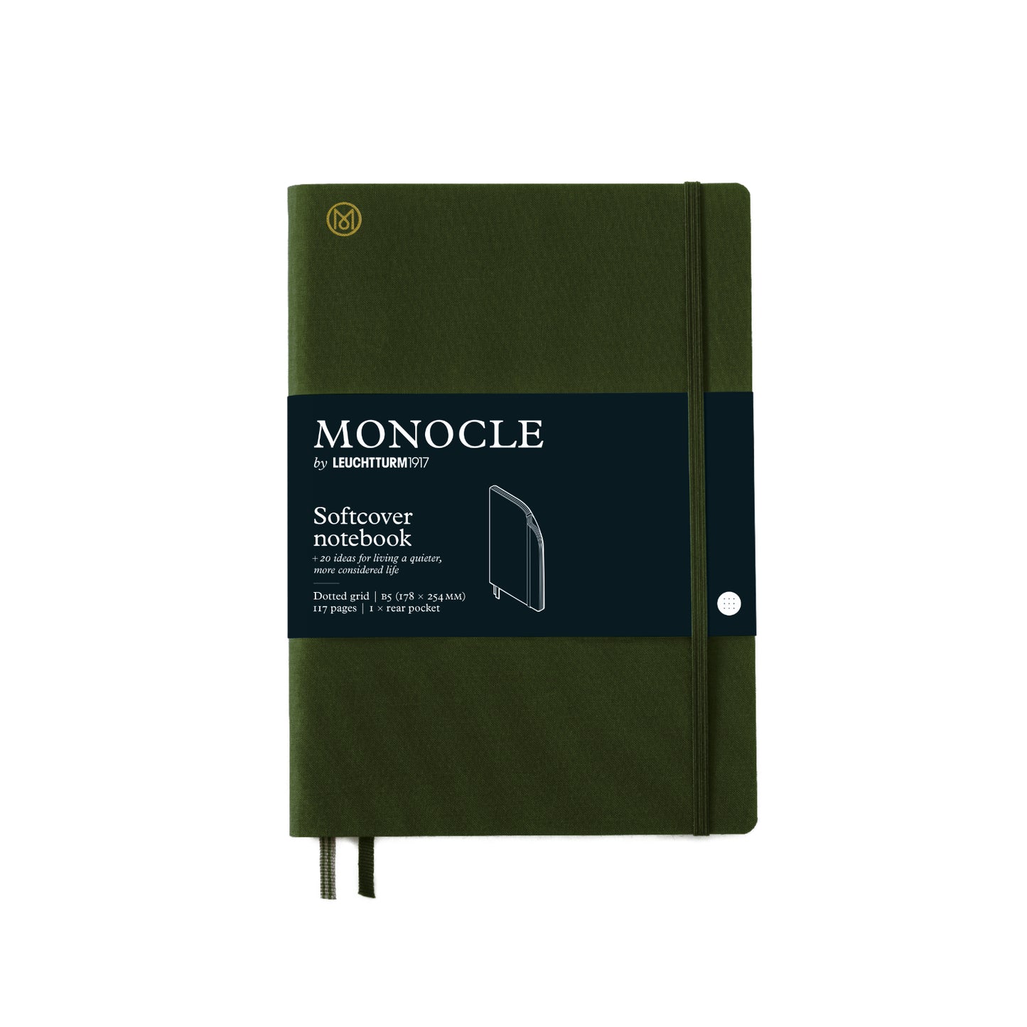 Monocle B5 Notebook Linen Softcover Dotted