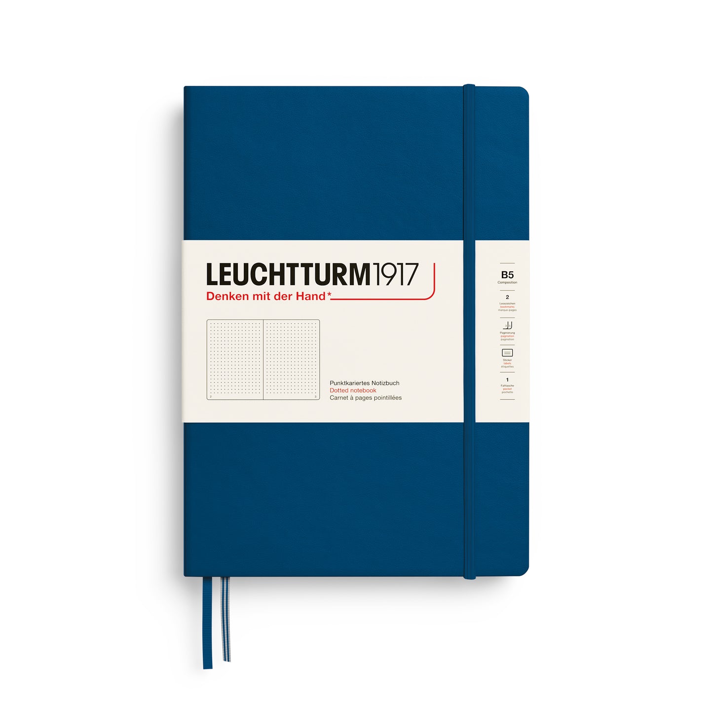 Leuchtturm Notebook Composition B5 Hardcover Dotted
