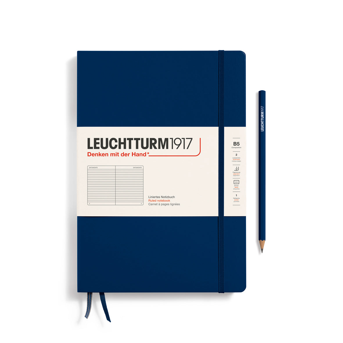 Leuchtturm Notebook Composition B5 Hardcover Lined