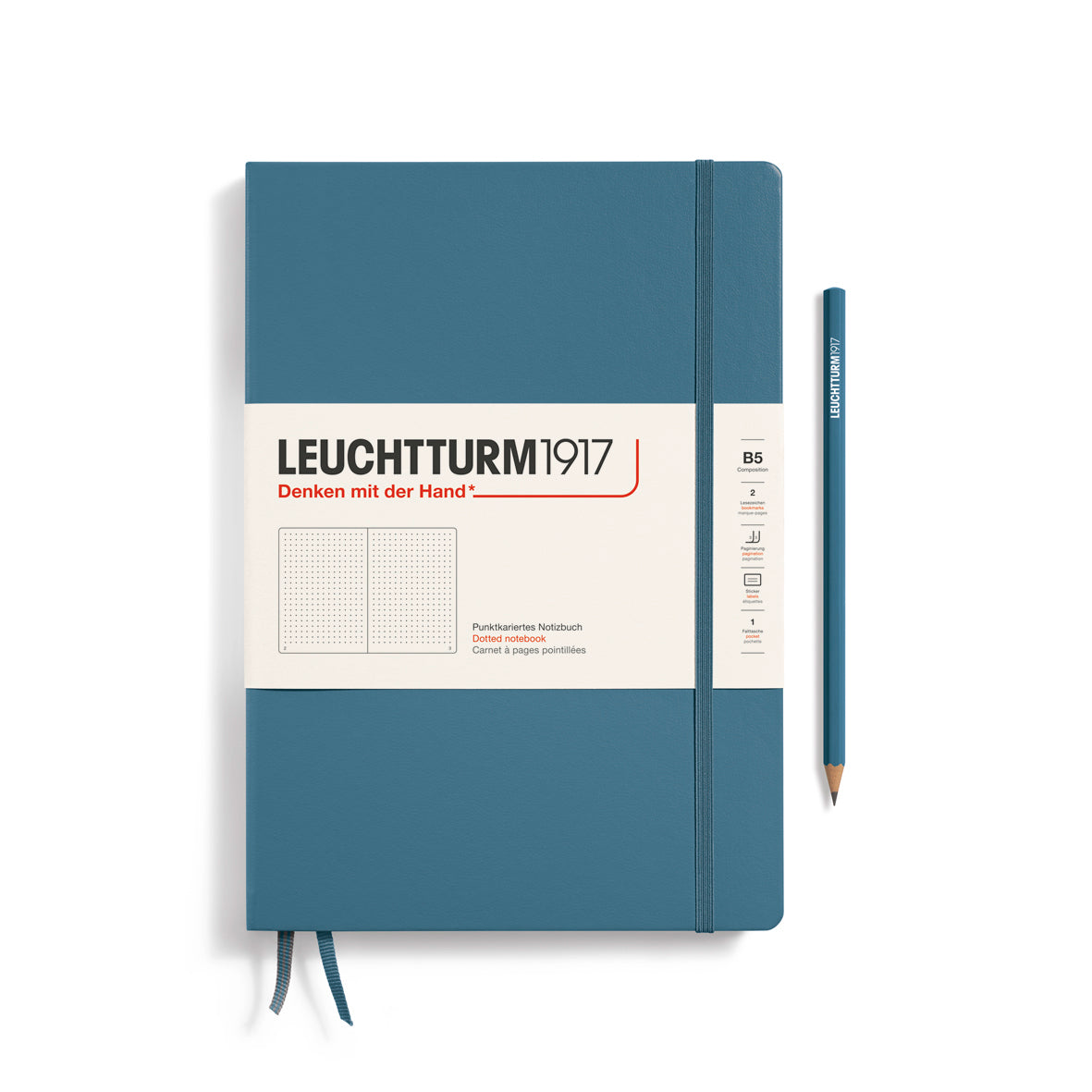 Leuchtturm Notebook Composition B5 Hardcover Dotted