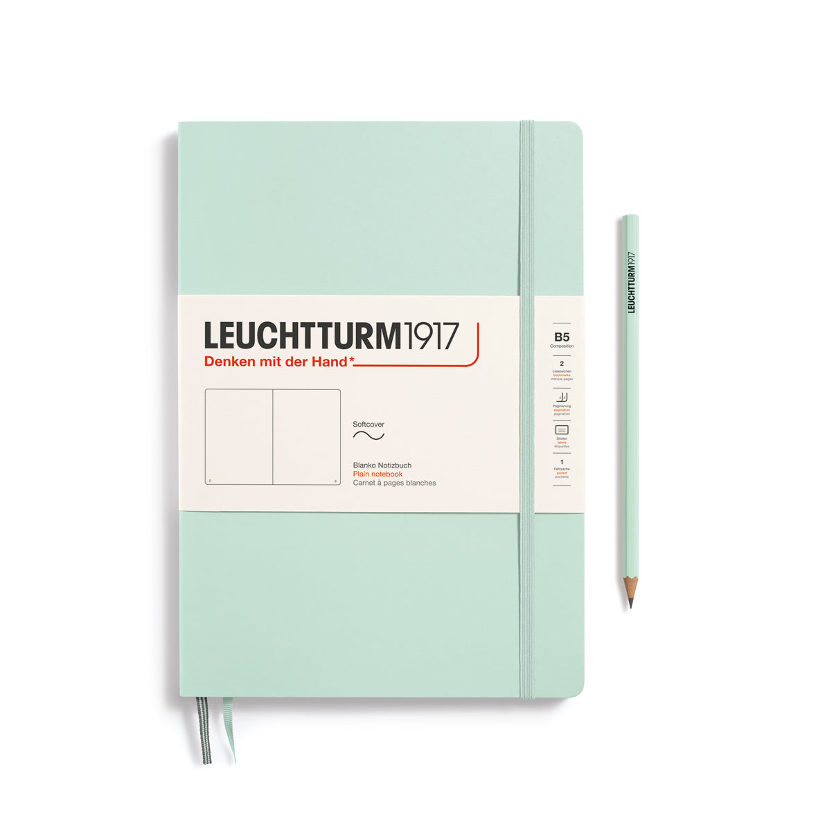 Leuchtturm Notebook Composition B5 Softcover Blank