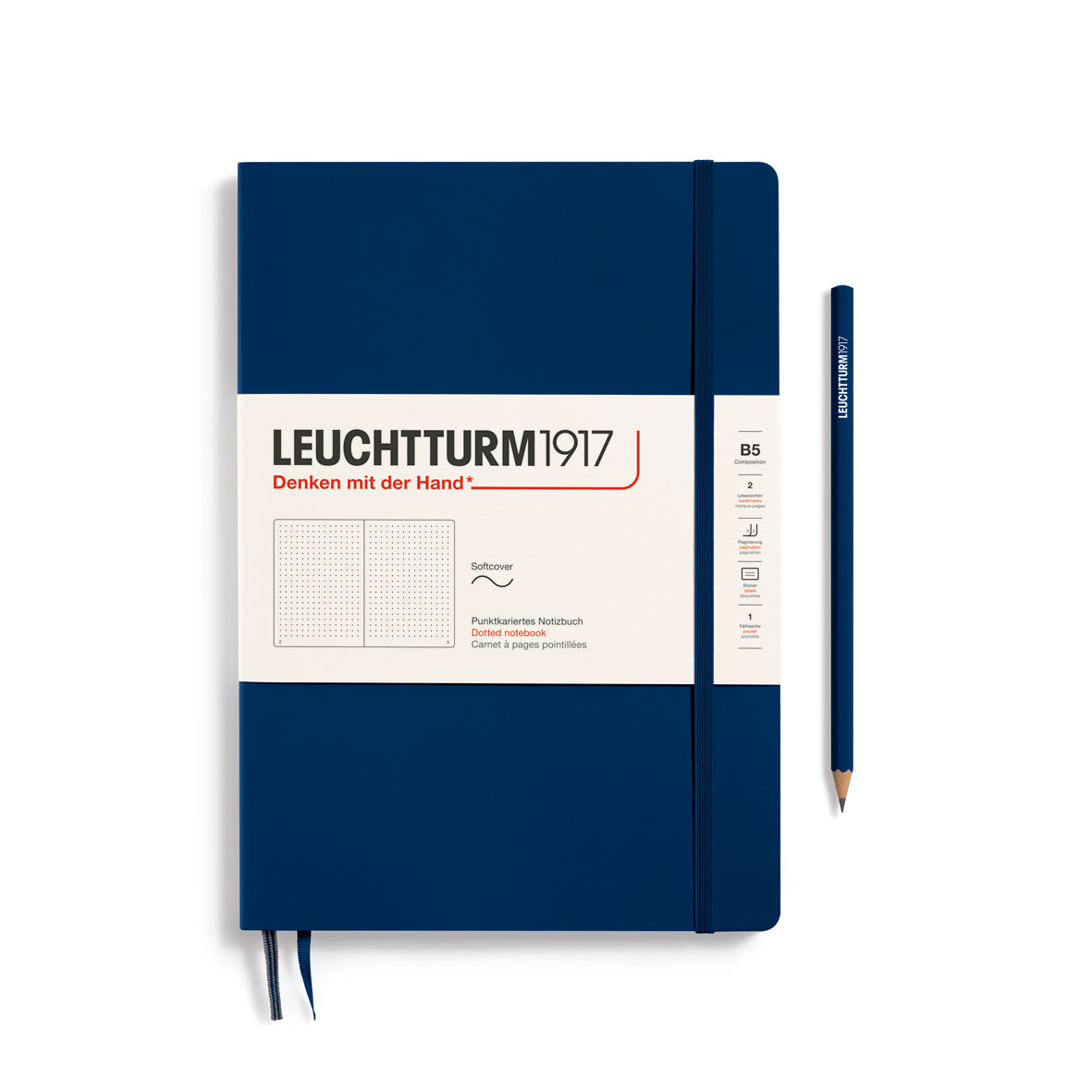 Leuchtturm Notebook Composition B5 Softcover Dotted