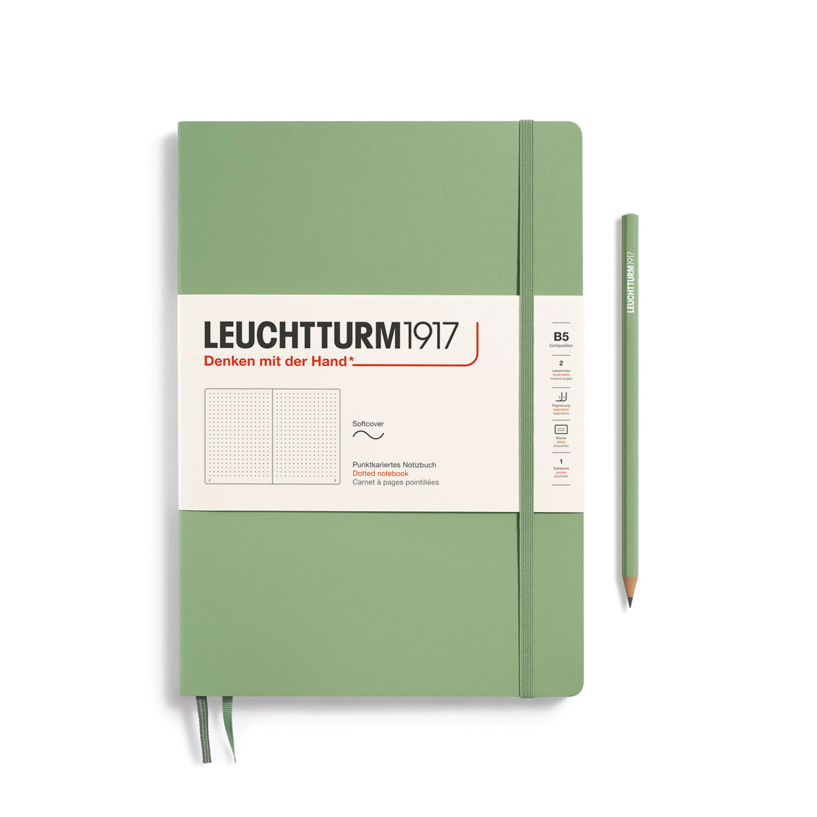 Leuchtturm Notebook Composition B5 Softcover Dotted