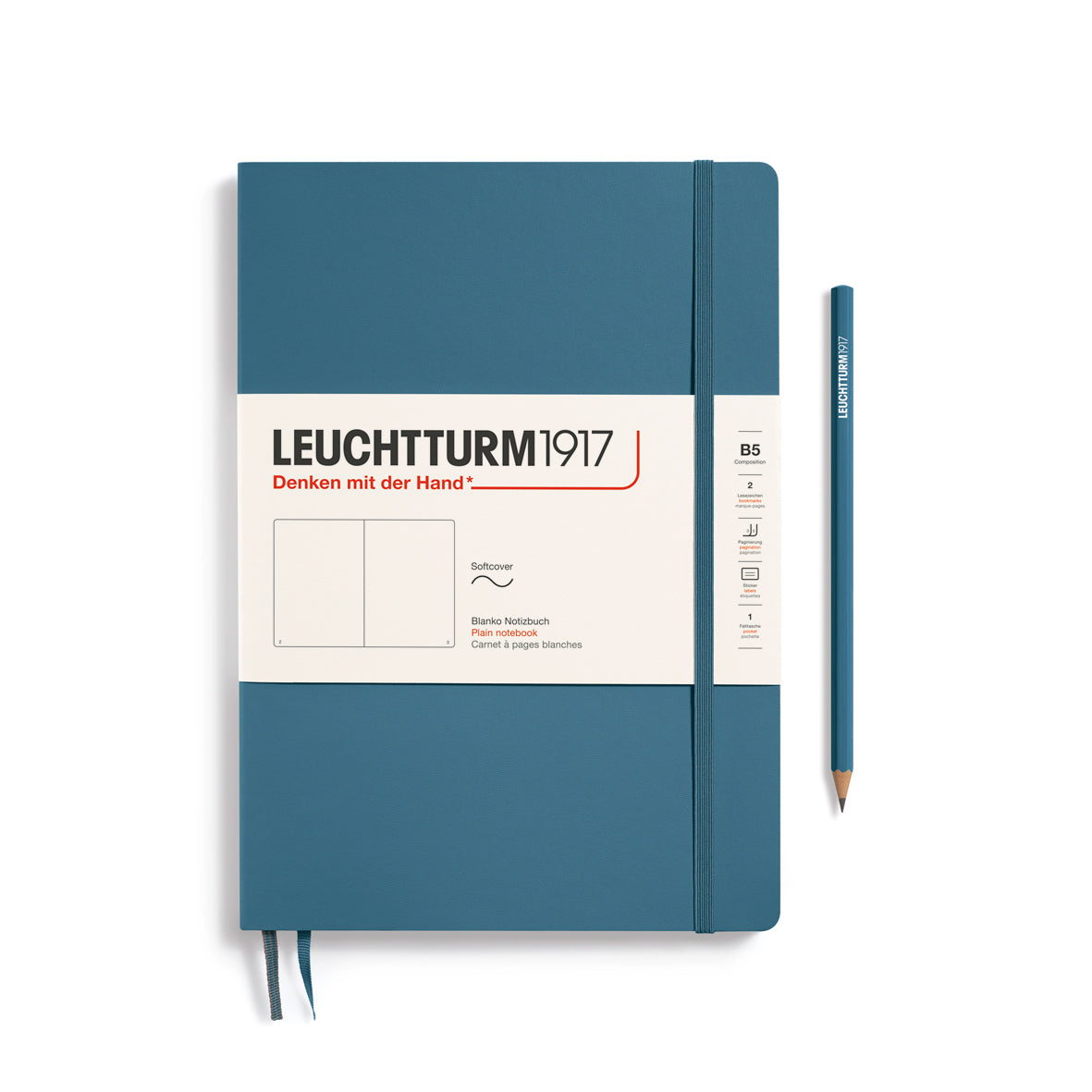 Leuchtturm Notebook Composition B5 Softcover Blank