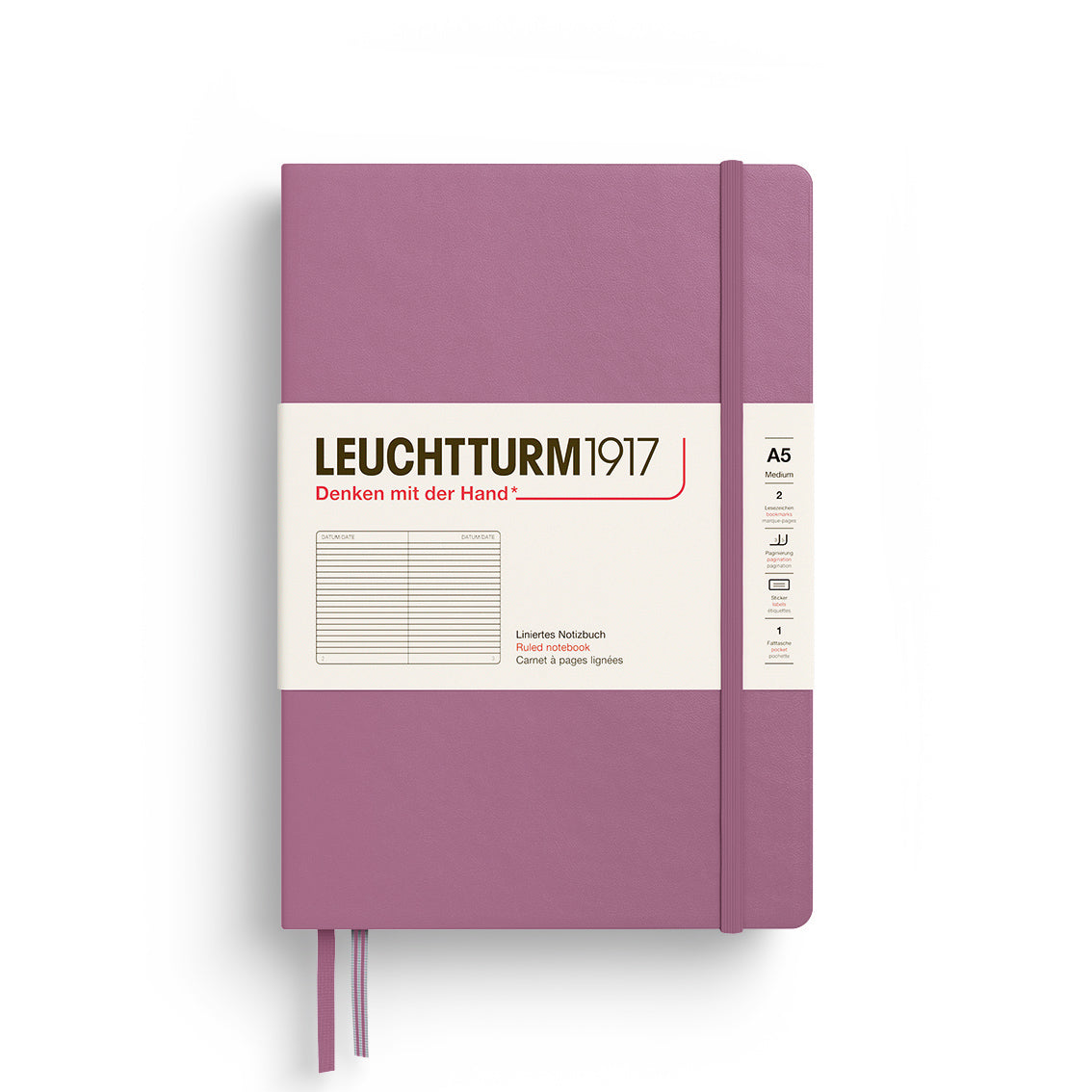 Leuchtturm Notebook Medium A5 Hardcover Lined