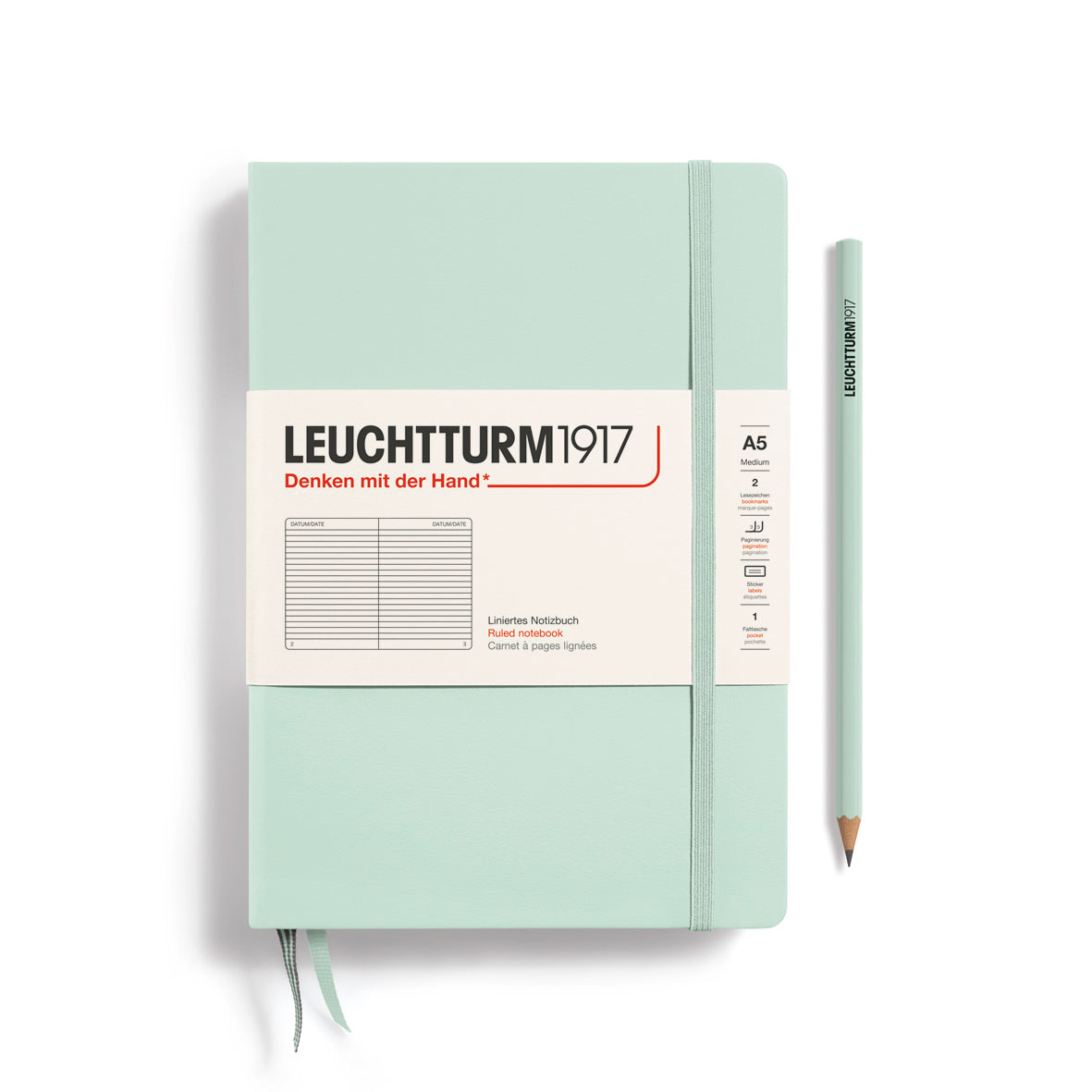 Leuchtturm Notebook Medium A5 Hardcover Lined