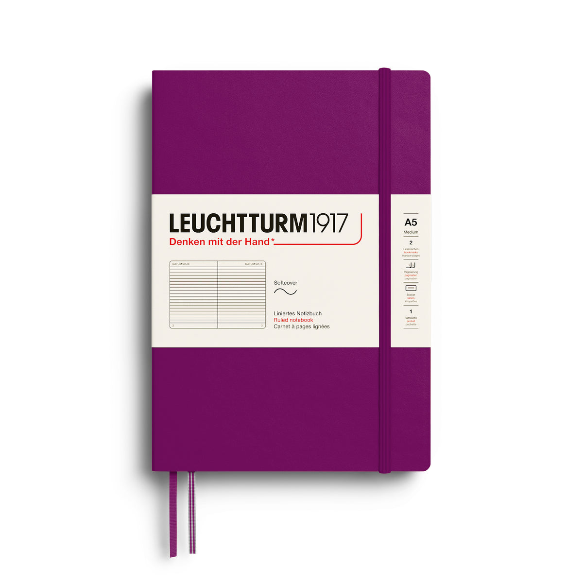 Leuchtturm Notebook Medium A5 Softcover Lined