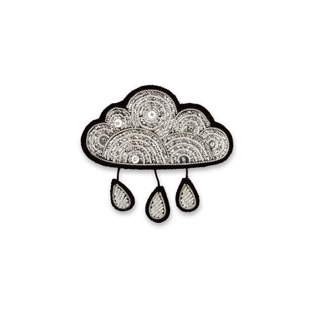 Macon&Lesquoy Hand-Embroidered Brooch