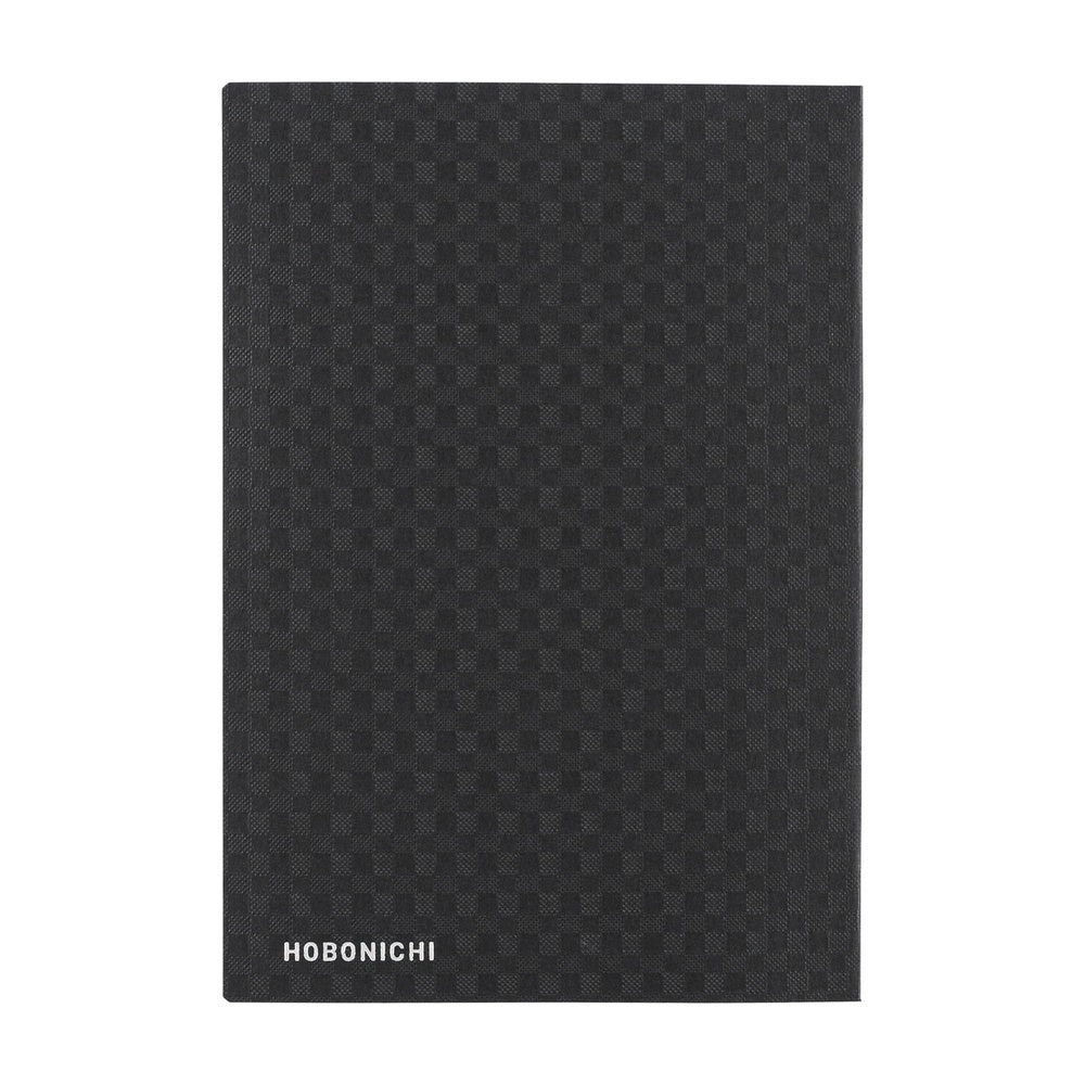 Hobonichi 2026 Planner HON A6 English Paper Series: Black Gingham