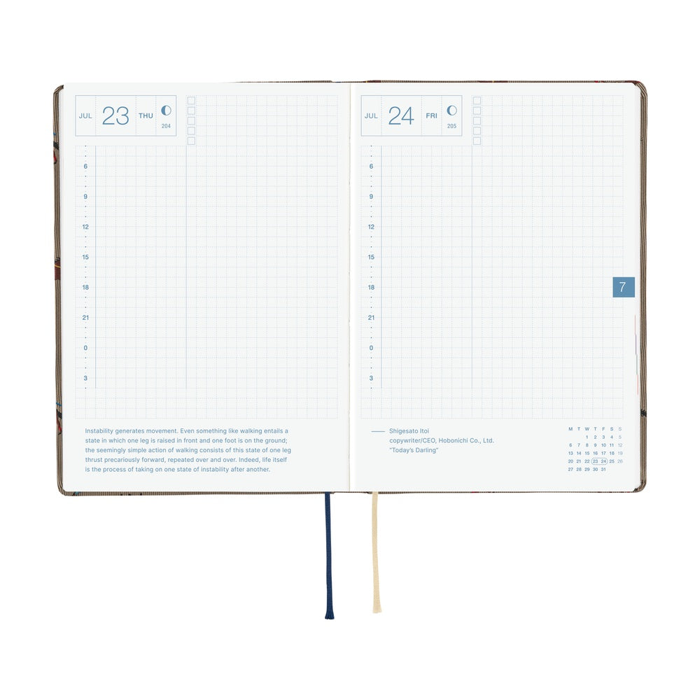 Hobonichi 2026 Planner HON A6 English Bow & Tie