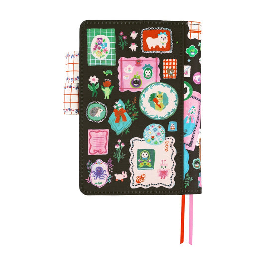 Hobonichi Cover A6 Yumi Kitagishi: White Cat's Table Decorations