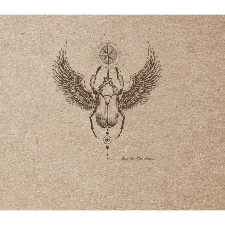 Clairefontaine Flying Spirit Sketchbook 15.5x15.5 Kraft, assorted