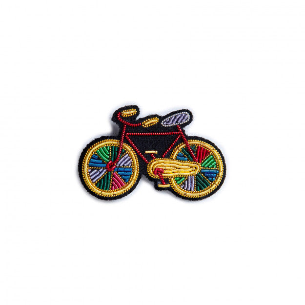 Macon&Lesquoy Hand-Embroidered Brooch