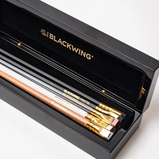 Blackwing Piano Box of 12 Mixed Pencils Velvet-lined