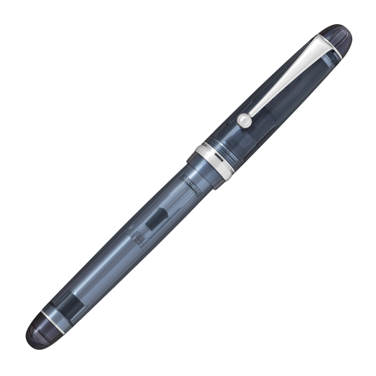 Pilot Custom 74 Fountain Pen Tinted Blue-Black 14K F
