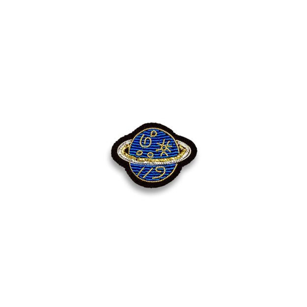 Macon&Lesquoy Hand-Embroidered Brooch