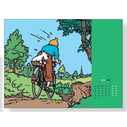 Tintin 2026 Pocket Calendar A6 10x16 cm