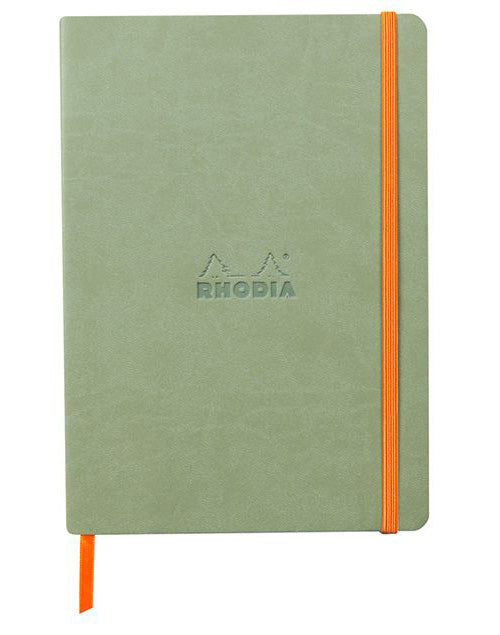 Rhodiarama Soft Notebook A5 Dotted Celadon