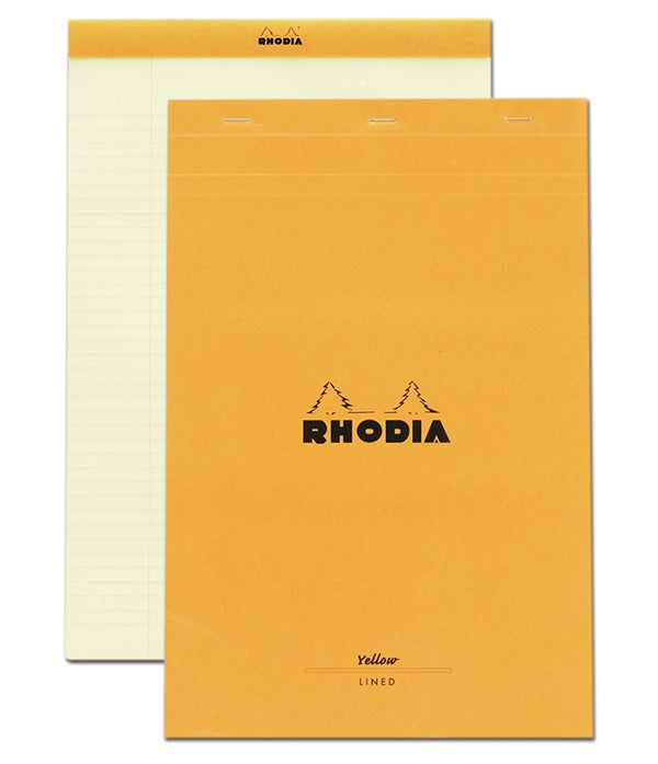 Rhodia Pad No19 A4+ Lined Yellow