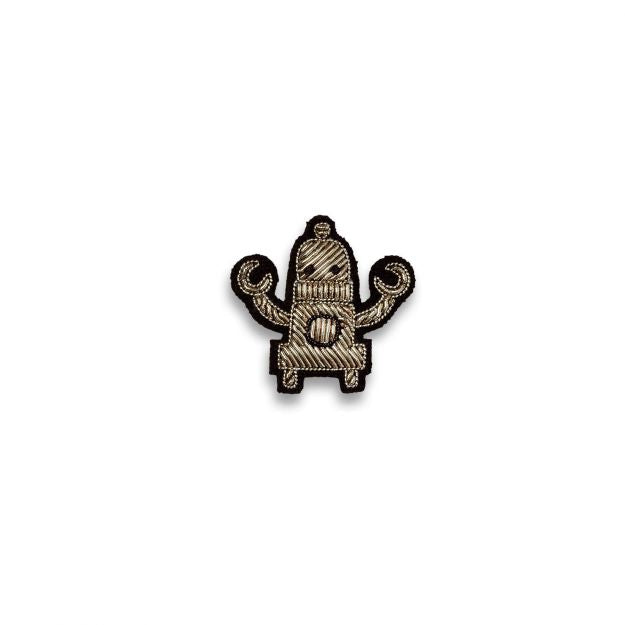 Macon&Lesquoy Hand-Embroidered Brooch