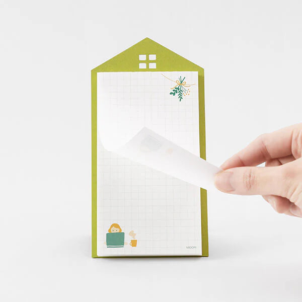 Midori MD Stand Memo Vertical Free Green