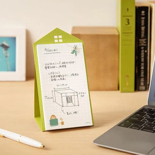Midori MD Stand Memo Vertical Free Green