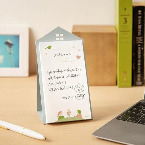Midori MD Stand Memo Vertical Message Grey