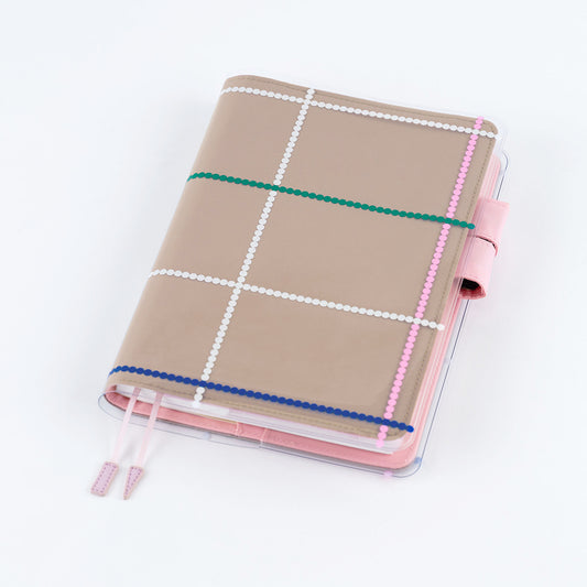 Hobonichi Yoshie Watanabe: Cover on Cover A5 Size (Dotted Plaid)