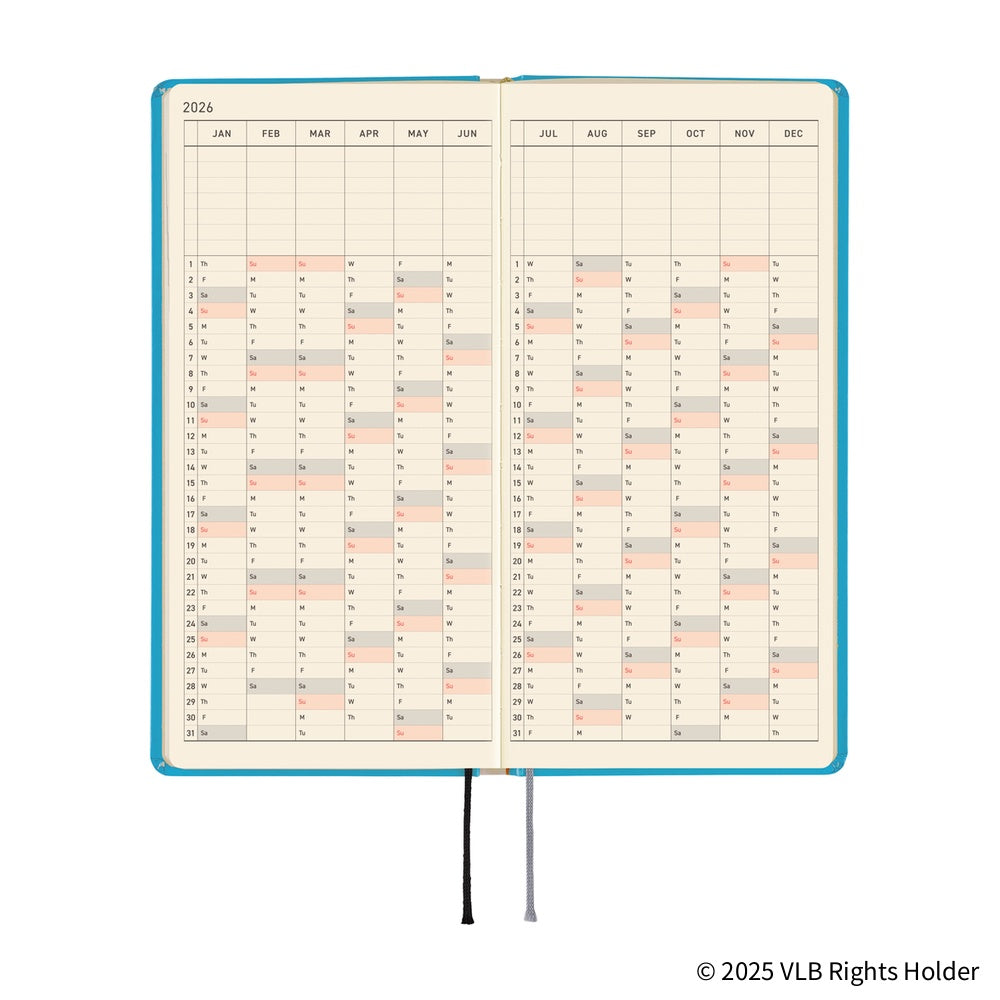 Hobonichi Planner Weeks 2026 ENG Virginia Lee Burton: The Little House