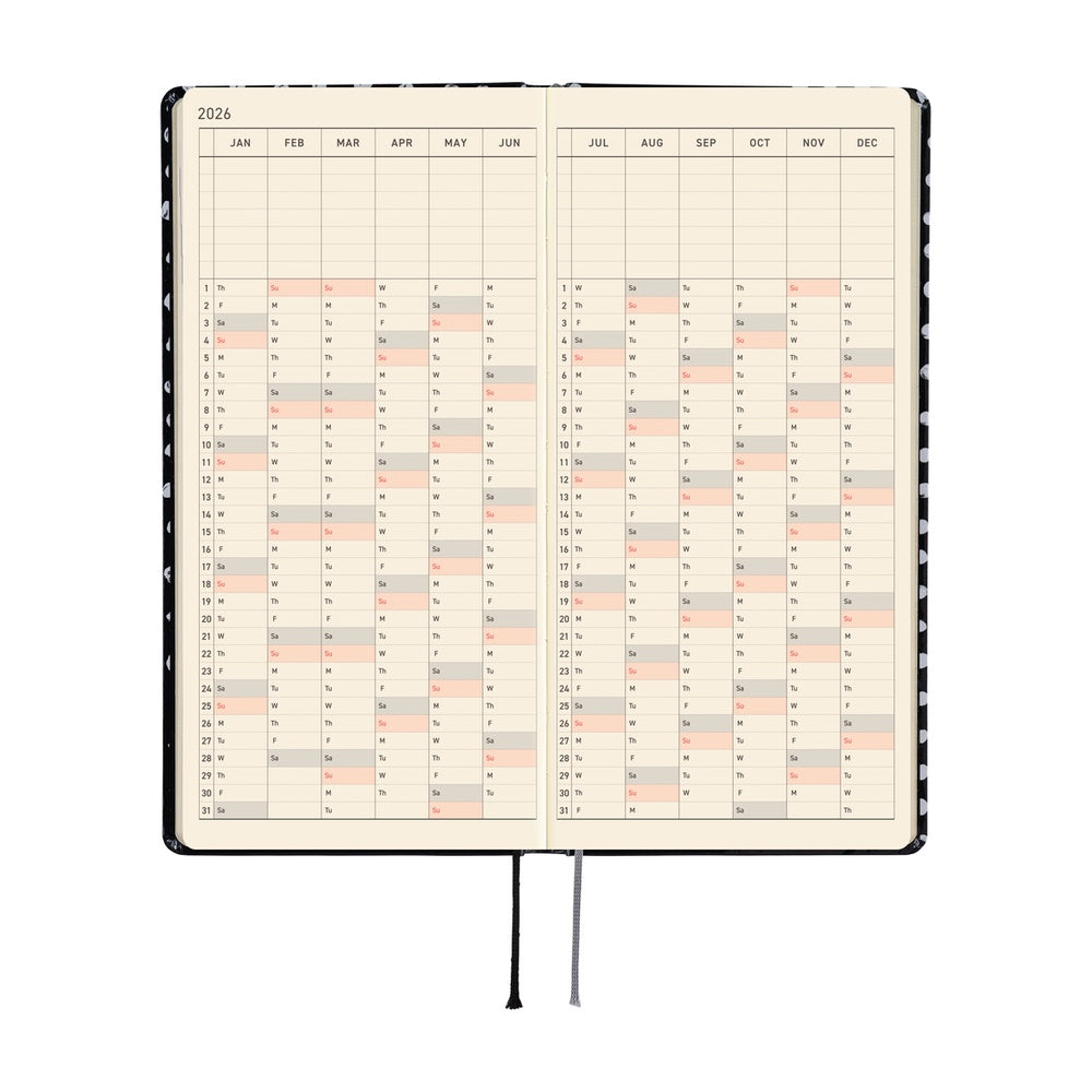 Hobonichi Planner Weeks 2026 ENG Makoto Matsubayashi: Dot