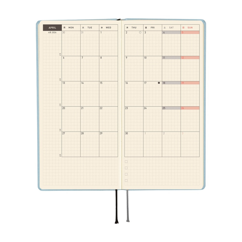 Hobonichi Planner Weeks 2026 ENG Paper Series