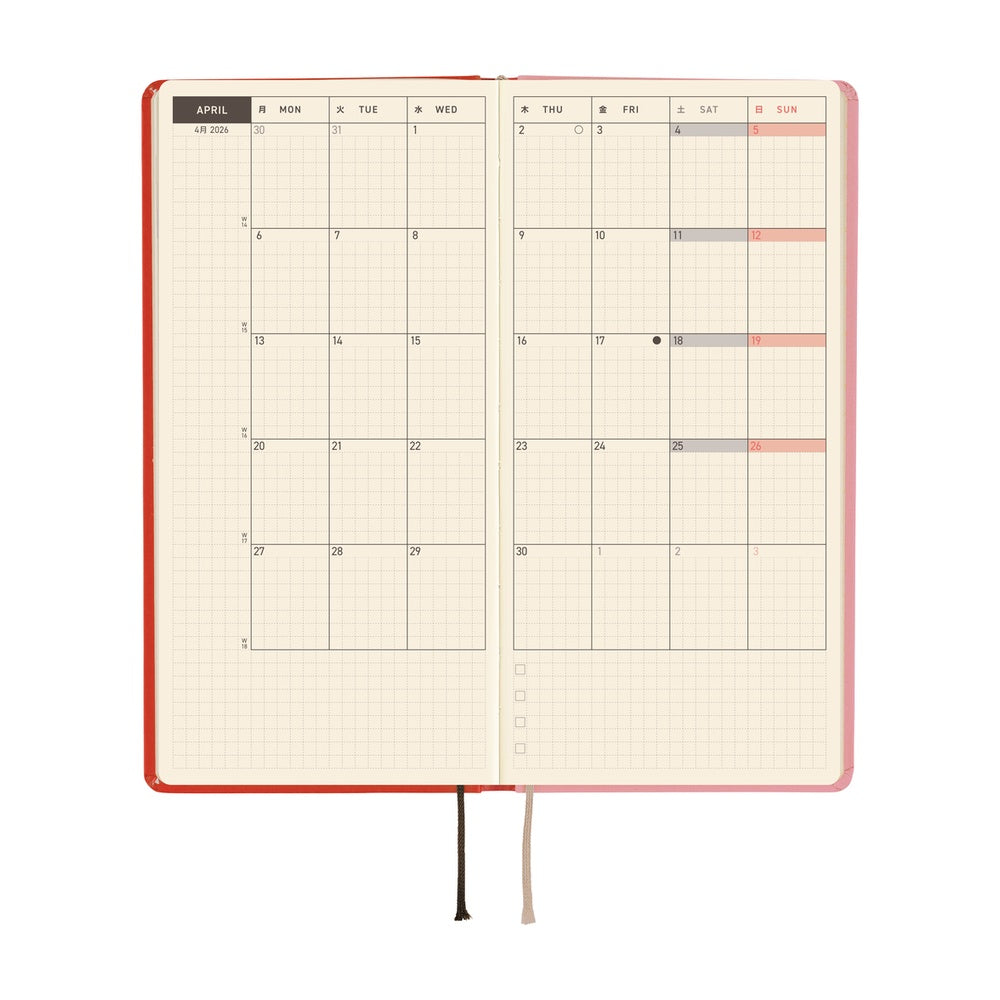 Hobonichi Planner Weeks 2026 ENG Tolight: A Bright Year