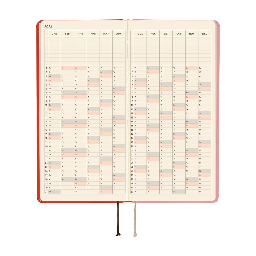 Hobonichi Planner Weeks 2026 ENG Tolight: A Bright Year