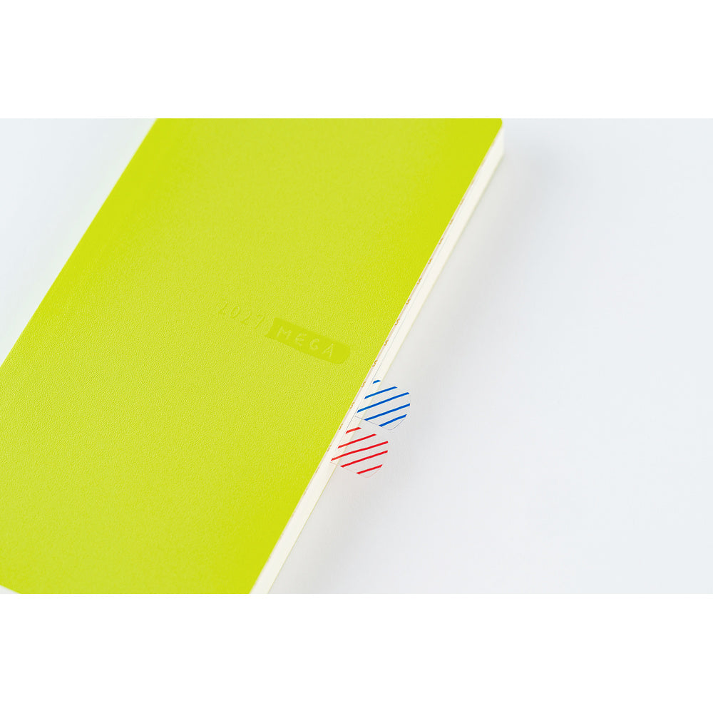 Hobonichi 2027 Planner Weeks MEGA ENG Sneaker: Lime Green
