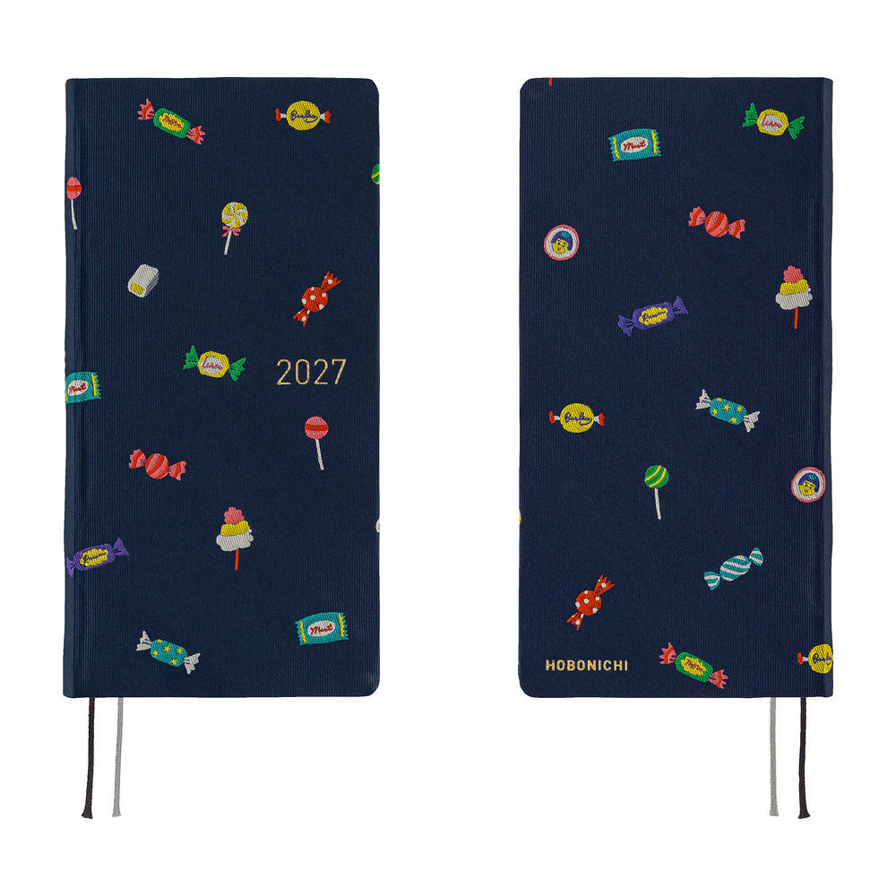 Hobonichi 2027 Planner Weeks MEGA ENG Bow & Tie: Candy Dream