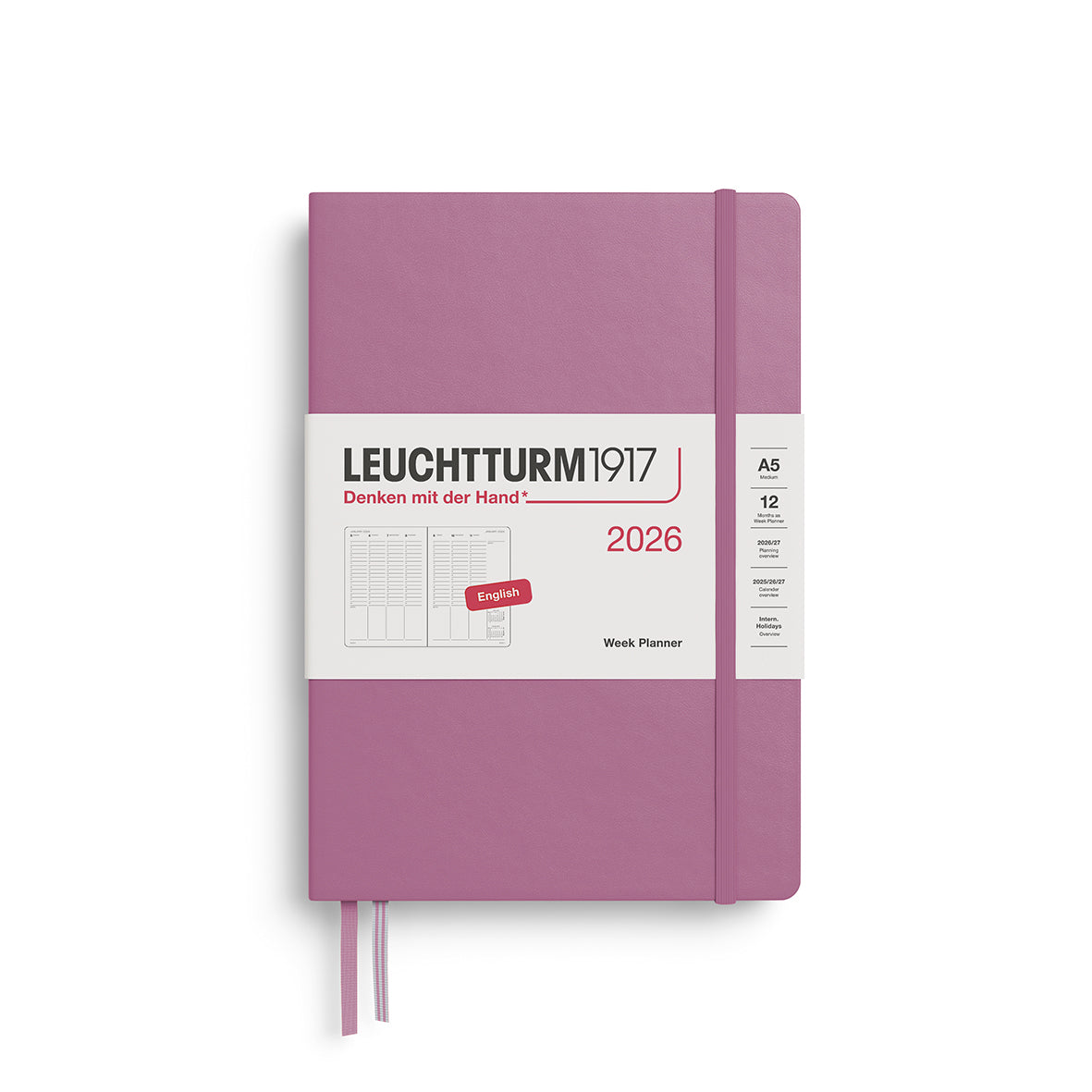 Leuchtturm 2026 Week Planner Hardcover A5