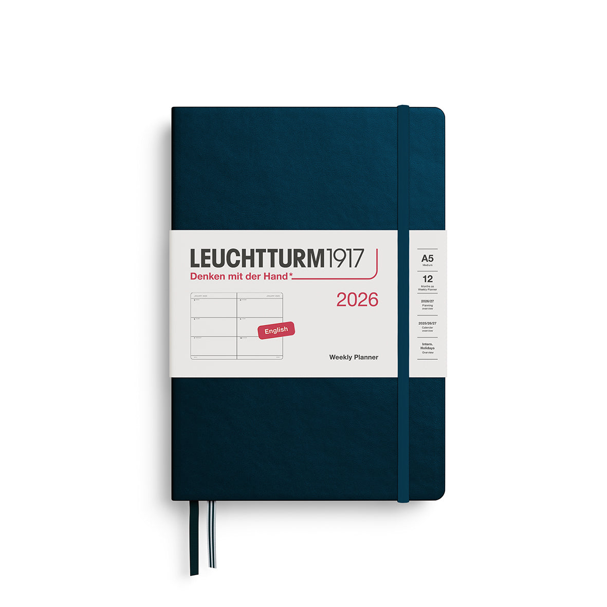 Leuchtturm 2026 Weekly Planner Hardcover A5