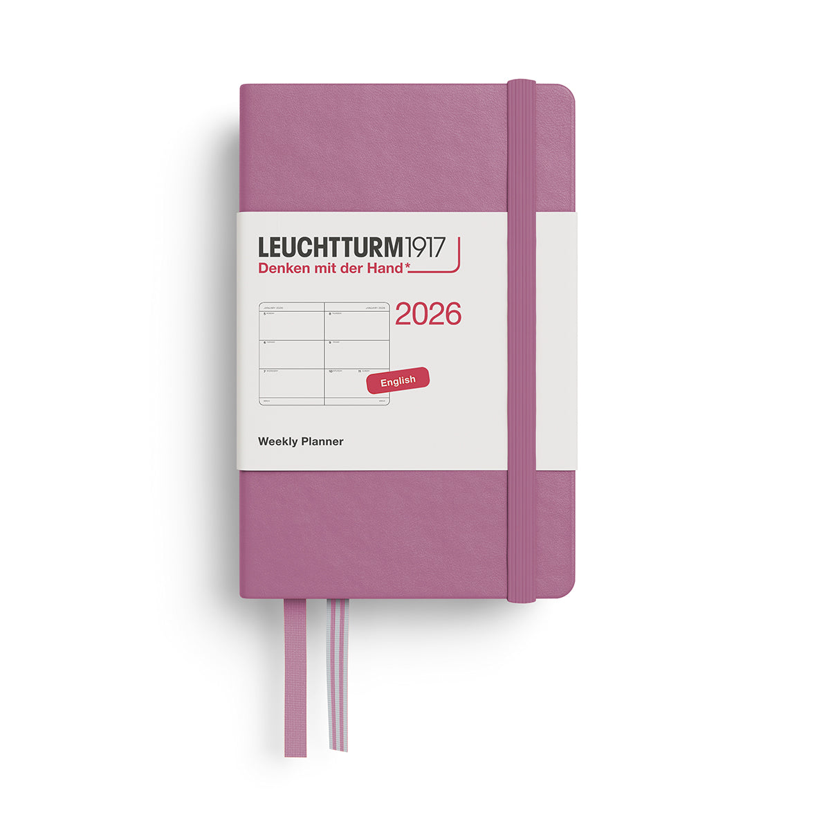 Leuchtturm 2026 12M Weekly Planner Mini Hardcover A7