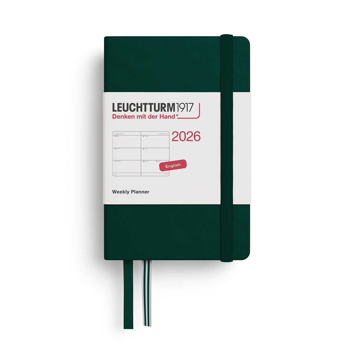 Leuchtturm 2026 12M Weekly Planner Mini Hardcover A7