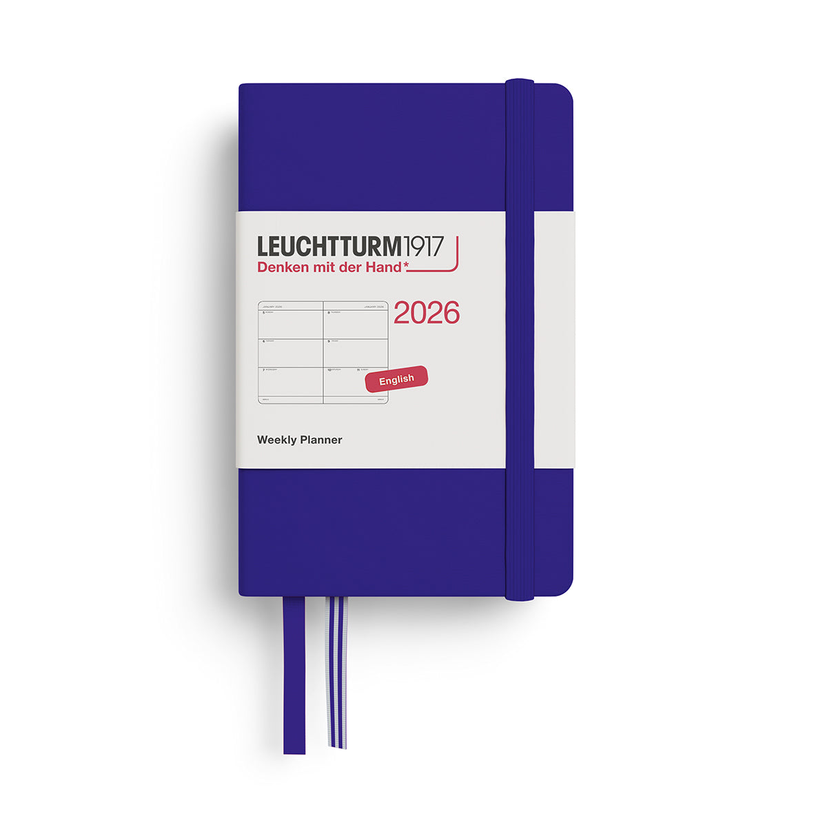 Leuchtturm 2026 12M Weekly Planner Mini Hardcover A7